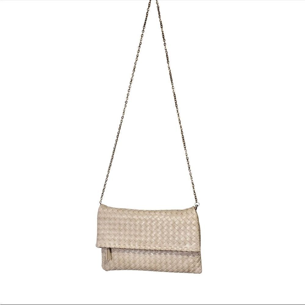 NWT Urban Expressions Pink Foldover Clutch/Crossbody